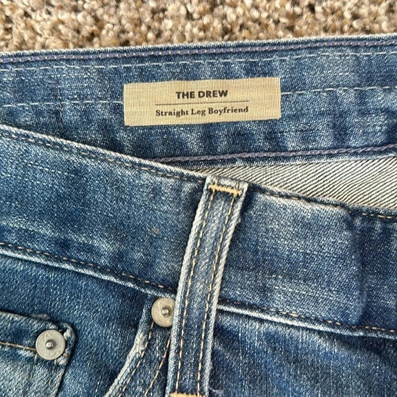 AG “The Drew” Straight Leg Boyfriend Jeans, Like New, Size 28R - Picture 4 of 8